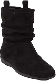 wide width flat booties