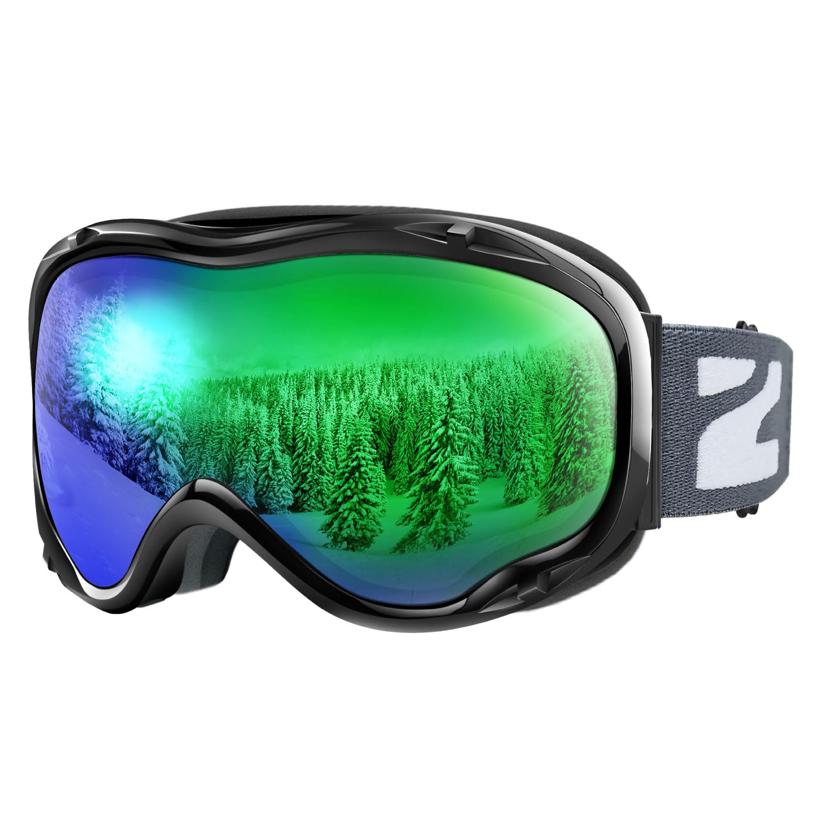 Photo 1 of ZIONOR Lagopus Ski Snowboard Goggles UV Protection Anti fog Snow Goggles for Men Women Adult Youth