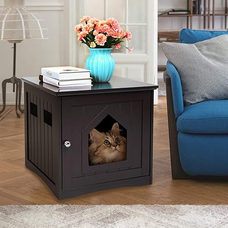 cat box side table