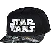 Star Wars Mandalorian Embroidered Adjustable Adult Snapback Hat Baseball Cap Black