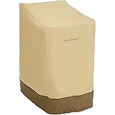 Classic Accessories Veranda Water-Resistant 25.5 Inch Stackable Patio Chair Cover