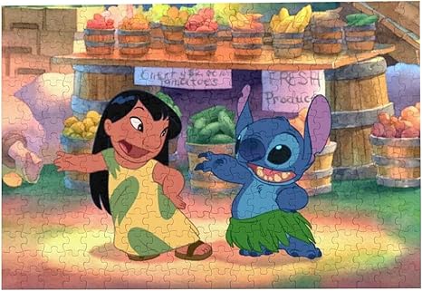 Amazon スティッチ 300ピース ジグソーパズル キャラクター パズル アニメパターン 萌えグッズ ジグソーパズル おもちゃ