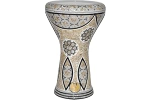 17 inches Drum Darbuka tabla doumbek mother of pearl Gawharet El Fan musical instrument Egyptian handmade (Duke)