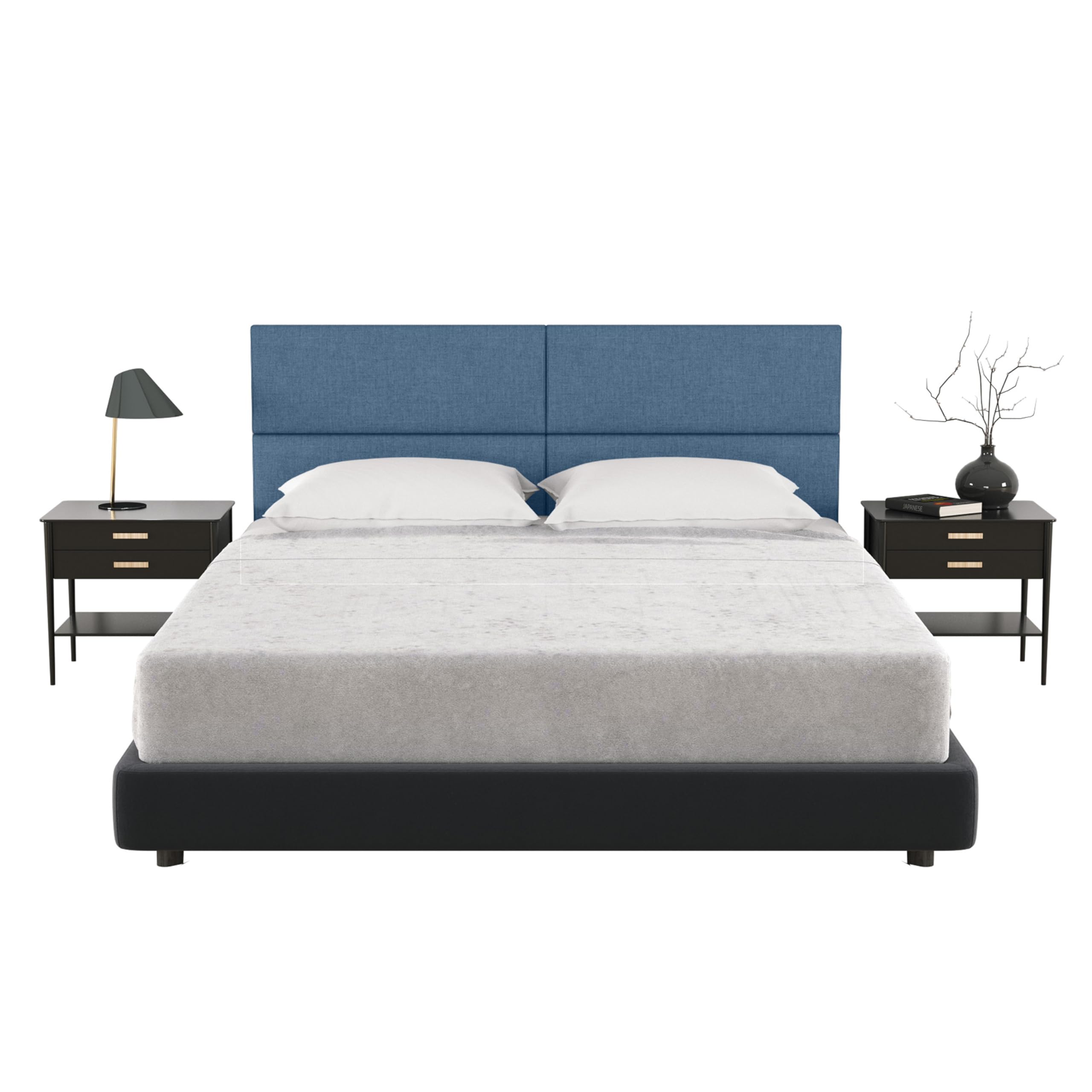 Jaxx Panelist Modern Padded Headboard – Set of 4