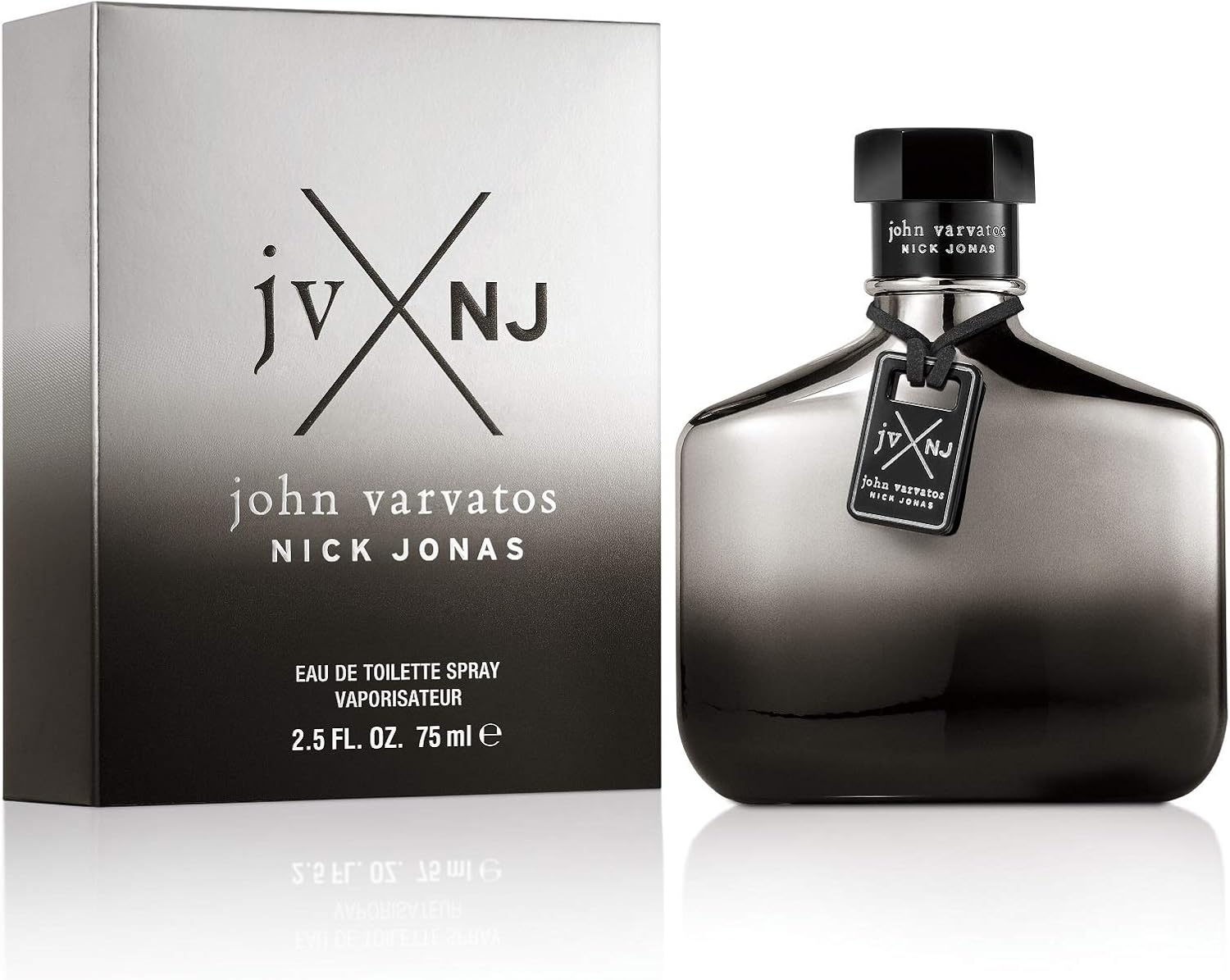 John Varvatos Nick Jonas JVxNJ Silver Edition Eau de Toilette Spray, 75 ml - Image 3