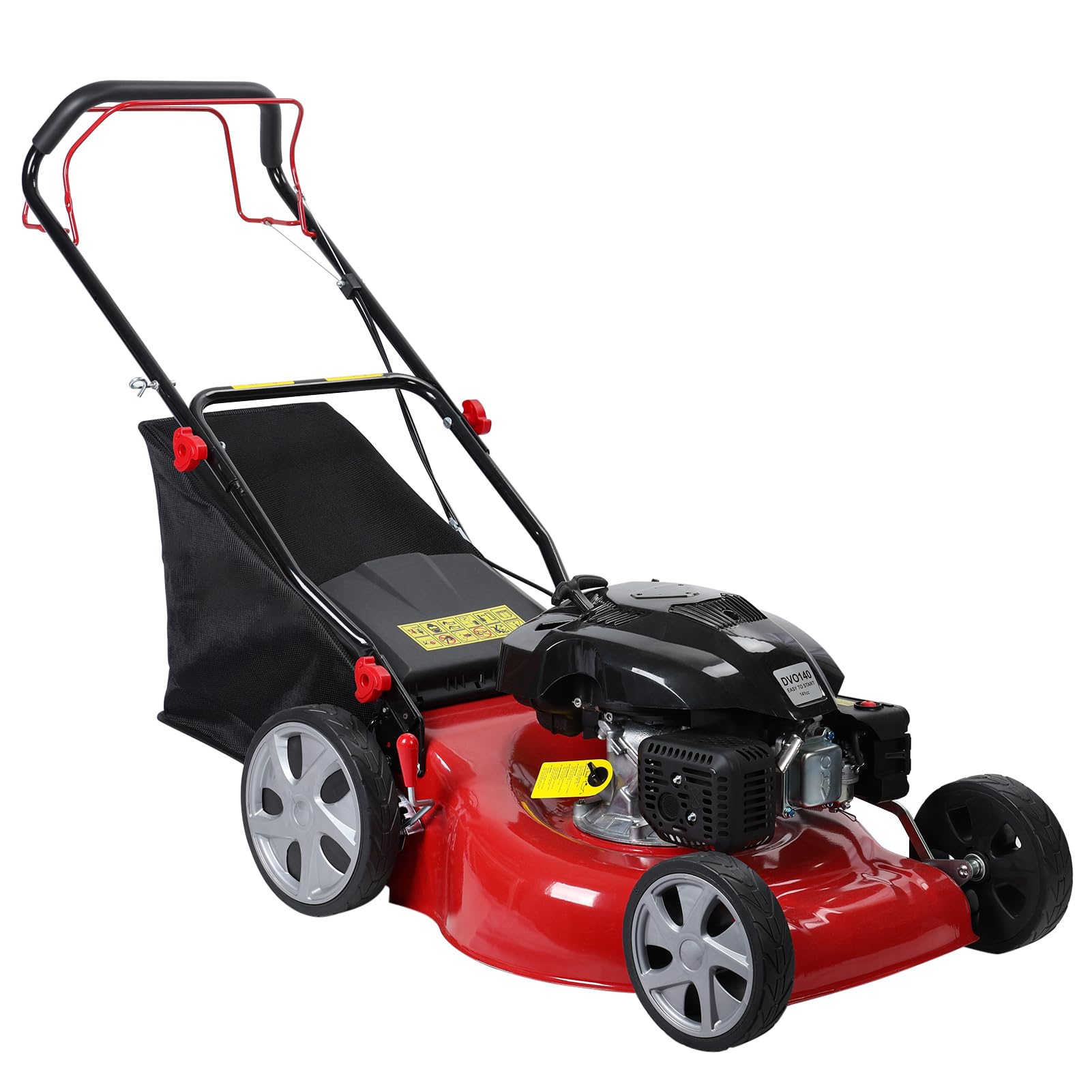 Self-Propelled Gas, 141cc Gas-Powered Push Mower