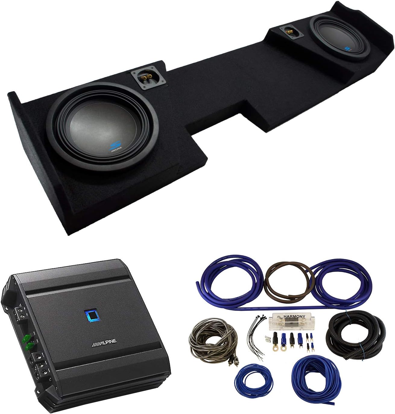 dual 10 sub with amp