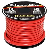 Grand General 55251 Red 12-Gauge Primary Wire