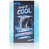HOTFUN Ice Packs for Lunch Box Slim Reusable Freezer Dry Ice Pack for Coolers Keep Cold and Fresh for Outdoor Camping Picnic
