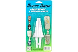 Last Drop Universal Bottle Emptying Kit Transfer Connector for Soap, Lotion, Shampoo, Conditioner, and Kitchen