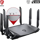 MSI RadiX AX6600 Wi-Fi 6 Tri-Band Gaming Router 6600 Mbps view 5
