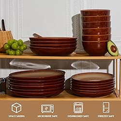 Pokini Stoneware Dinnerware Set Service for 4, 12