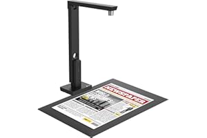 CZUR Lens800 Pro 8MP Portable Document Scanner & Document Camera, Travel-Friendly Mobile PDF Scanner, Capture Size A4, Fast Scan 1s/Page, Easy-to-Use OCR, for Mac & Windows