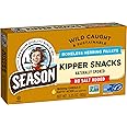 Season Kipper Snacks - Boneless Herring Fillets, No Salt Added, Naturally Smoked, Wild Caught, Keto Snacks, Certified Sustainable Seafood, Non-GMO, 18g of Protein - 3.25 Oz, 12-Pack