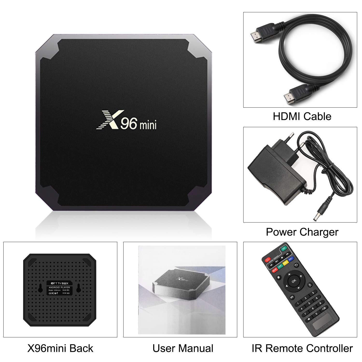 Clientes de streaming 64 bits WiFi H.265 por puersit 4K HD X96 Mini