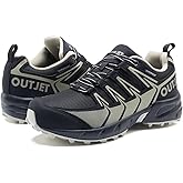 OUTJET Women's Waterproof Hiking Shoes Lightweight Non-Slip Trails Walking Shoes Outdoor Sneakers