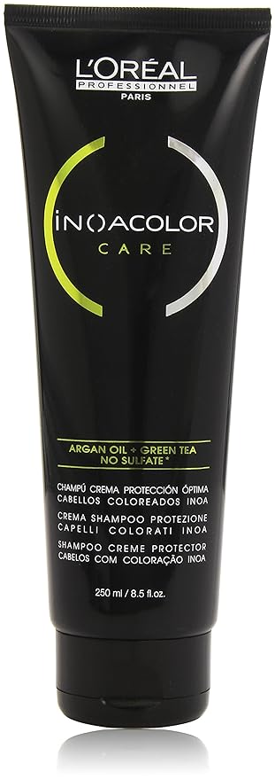 L'Oreal Professional INOACOLOR Care Argan Oil Green Tea No Sulfate Shampoo  (200ml)