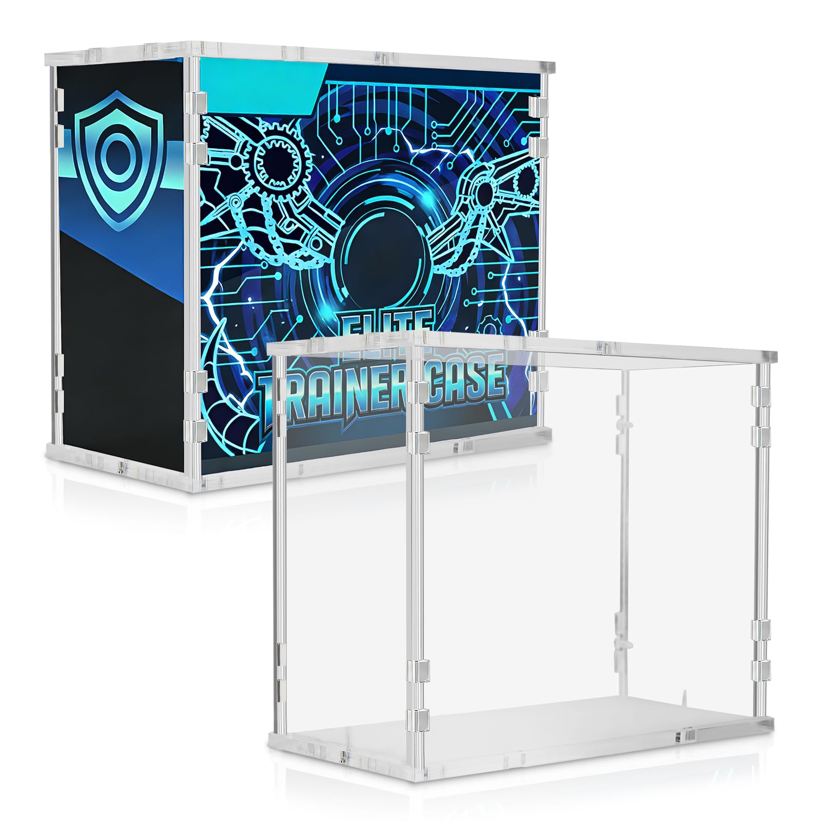 Photo 1 of DEDC 2 Pack Acrylic ETB Protector Case, Compatible with Elite Trainer Box, 6mm Thick Walls, Stackable UV Protection, Standard ETB Protector for Collectors