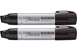 2 Pack Sharpie 44101 Sharpie Magnum Permanent Marker Black