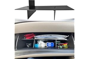 TACOBRO TACORBO Glove Box Organizer Compatible with Honda Pilot 2016-2022 / Ridgeline 2017-2022 2023/ Passport 2019-2022 2023 Accessories, Insert Glove Compartment Black ABS Materials
