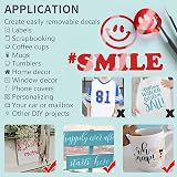 Lya Vinyl 12x14ft Glossy Red Permanent Vinyl for Cricut Silhouette view 6