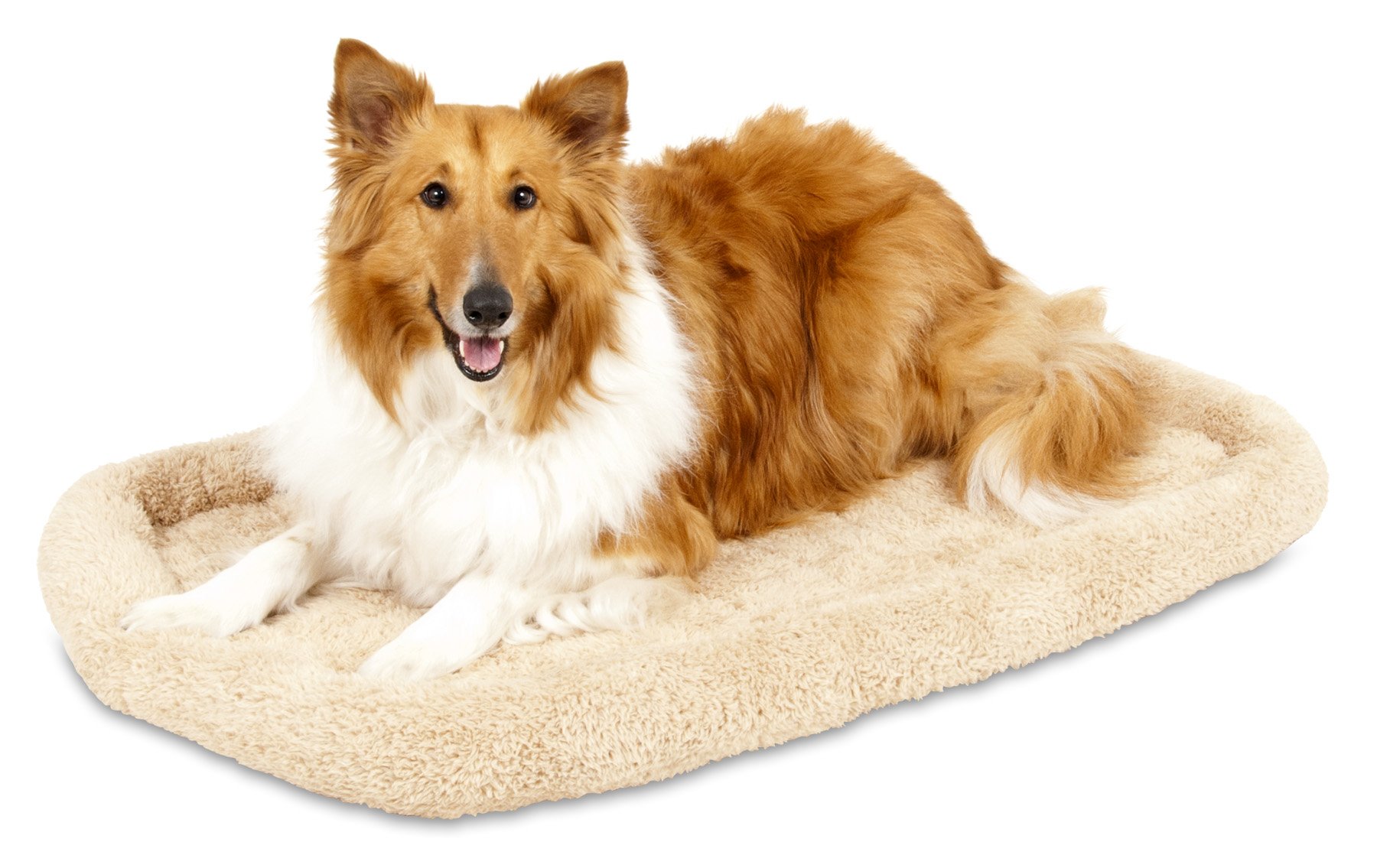 Petmate Aspen Pet Bolster Style Kennel Mat, 36-1/2 by 23-1/2-Inch