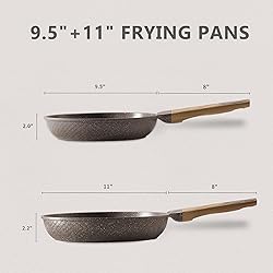 CAROTE Nonstick Frying Pan Skillet,Non Stick