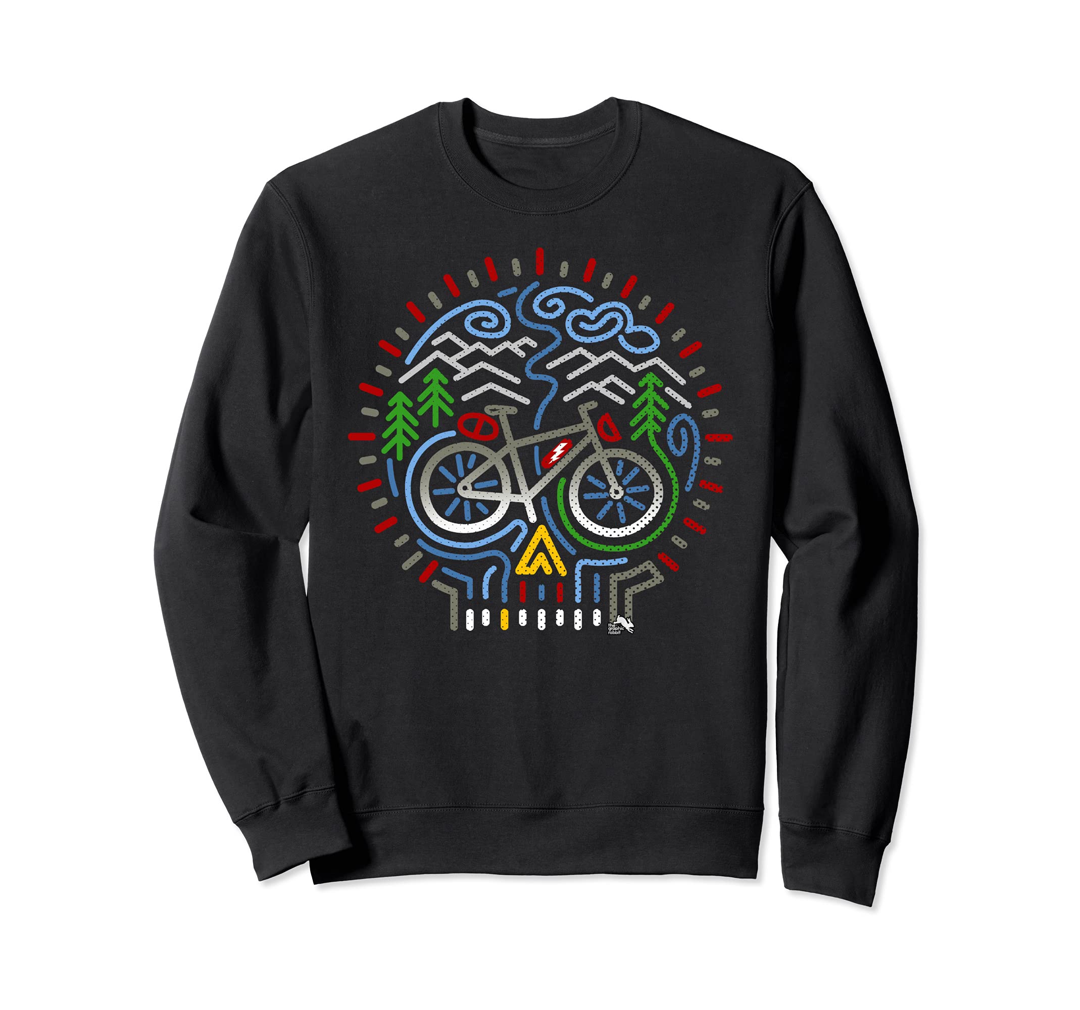 Skull eBike - Colorful, Mountain Electric Bicycle Sweatshirt