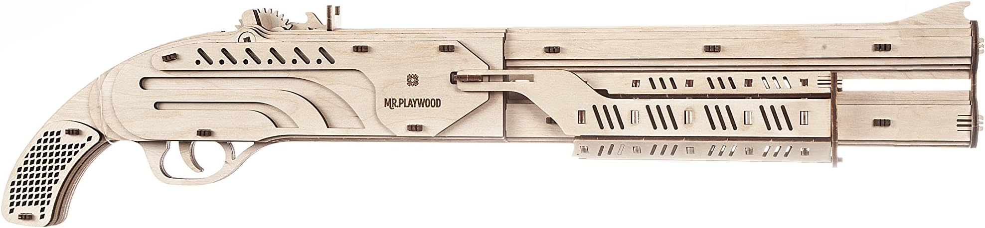 Wise Elk Shotgun Wooden Mechanical 3D Puzzle