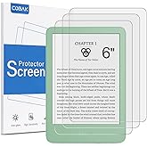 CoBak 3 PackScreen Protector for 6" Kindle 2024 and 2022 (11 Generation) | Anti-Glare Matte, High Clarity, Fingerprint Resistant, Bubble-Free, Precisely‑Cut for Kindle Accessories