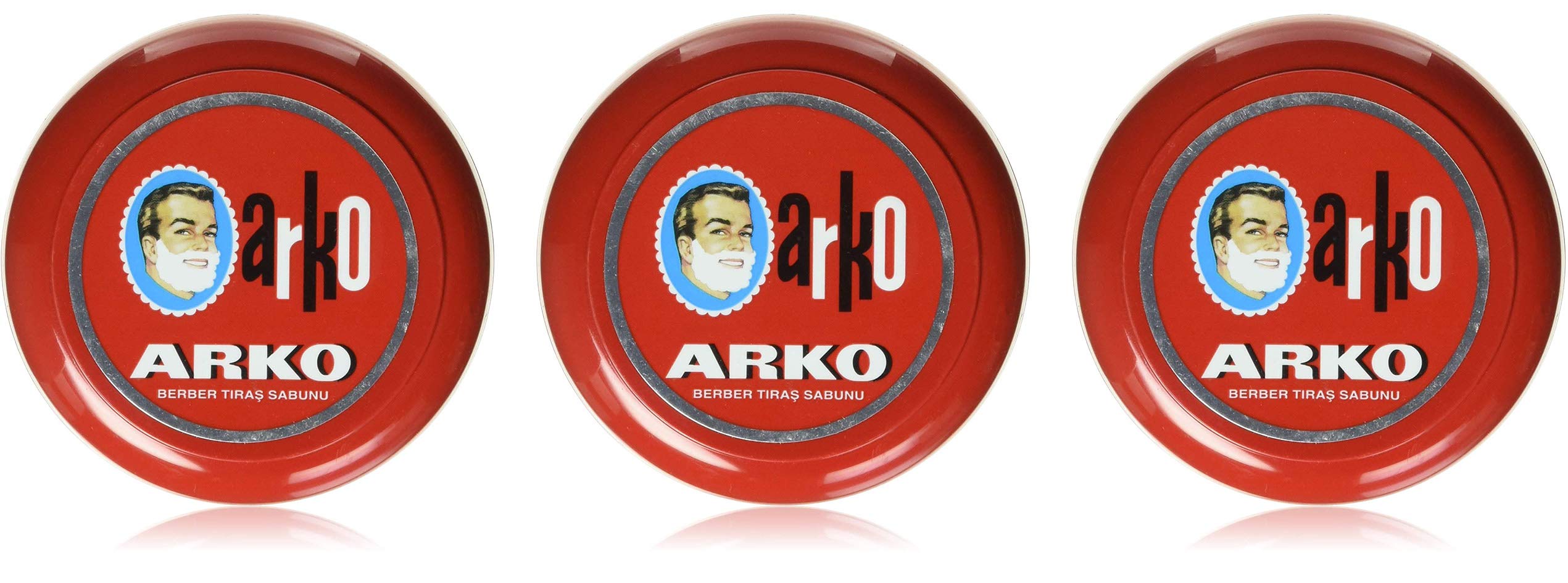 Arko Shaving Soap 3 x 90 g Tin.