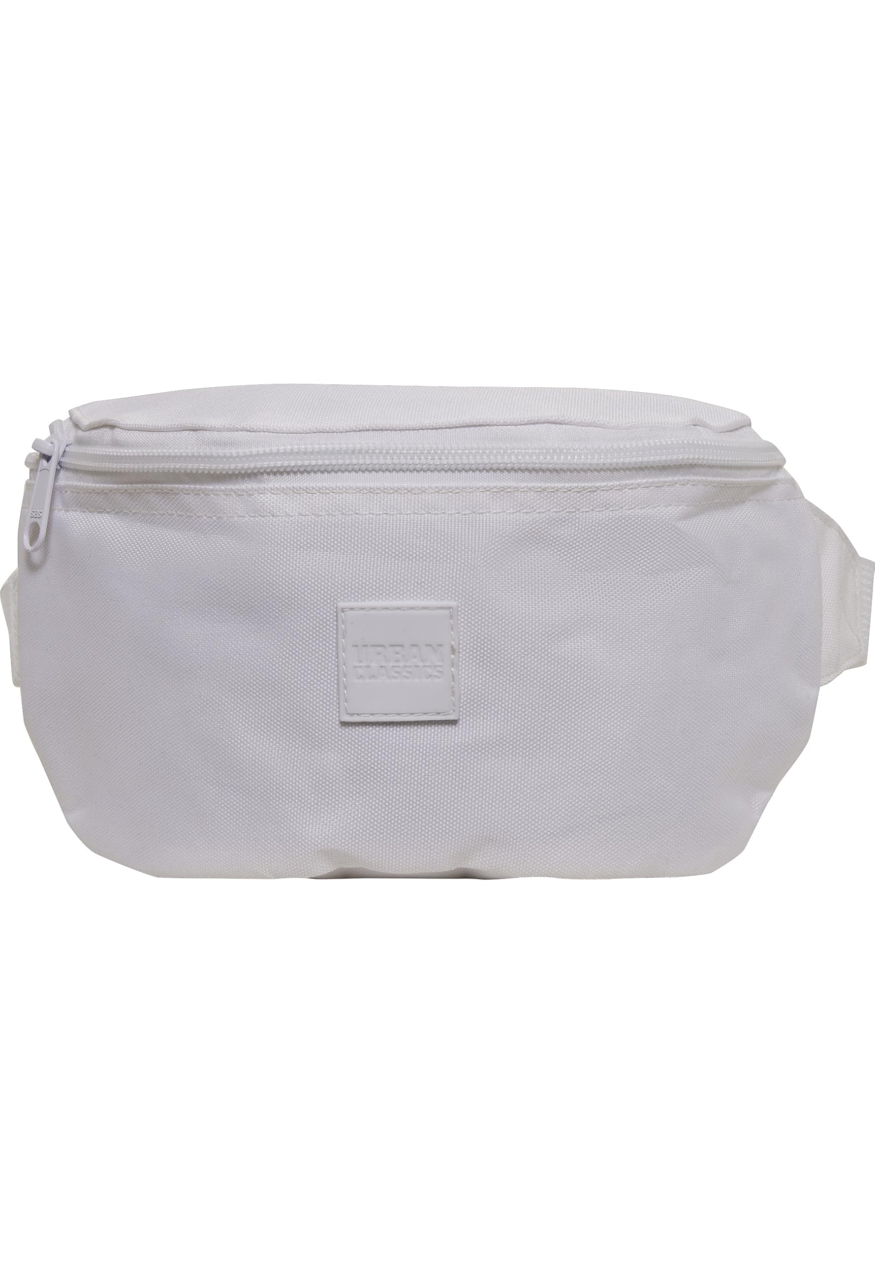 Urban Classics Unisex's Gürteltasche mit Logo Patch Hip Bag, White, one Size