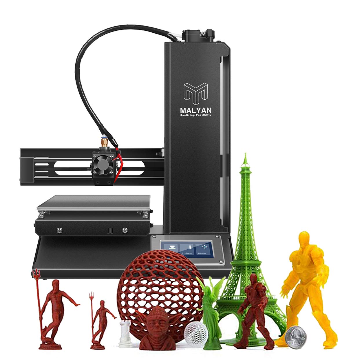3D Printer with Build Plate 150x150x150mm, FDM DIY ...