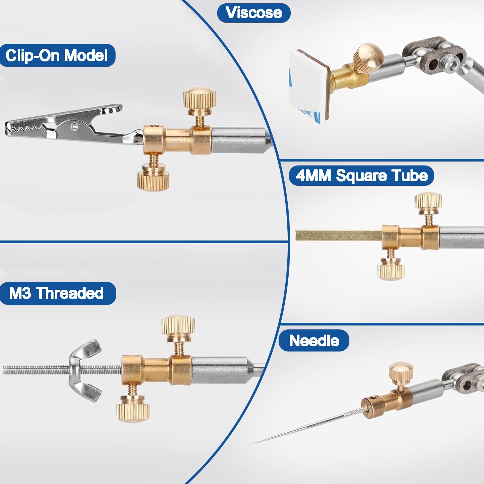 Stop Motion Animation Kit DIY-Stopmotion Rig Armature Rigging System with 5 Connectors for Animators, Stop Motion Stand Shooting Bracket Kits, Time-Lapse Product Photography - Arm Length 26cm, Silver