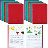 Henoyso 24 Pcs Primary Composition Notebook K-2 9 3/4 x 7 1/2 Inch Primary Journal, Notebook for Kids Supplies, Bulk Blank Writing Book for Kid to Write Draw Journal 60 Page (Mixed Color)