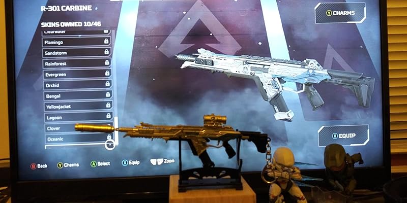 Buy Apex Legends Games 1 6 Metal R301 Carbine Gun Model Action Figure Arts Toys Collection Keychain Gift Online In Finland B07pd9vxcr