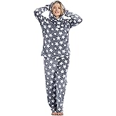 Istylish Womens Pajamas Fleece Set Jogger Sets Pajamas For Women Sets Soft 2 Piece With Hoodie
