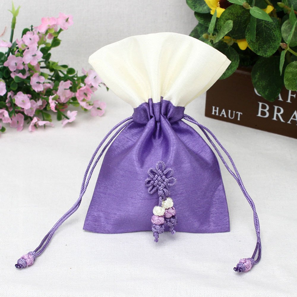 TooGet Sachet Gift Bags Empty Bags Ice Silk Fabric Bags Drawstring