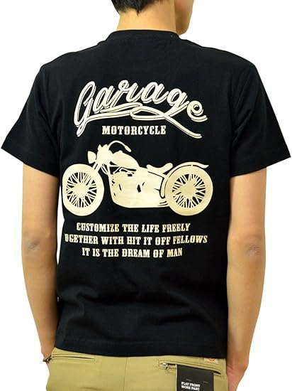 Amazon ジーンズバグ Jeansbug Motorcycle オリジナル バイカー プリント 半袖 Tシャツ メンズ レディース 大きい サイズ St Motor Tシャツ カットソー 通販