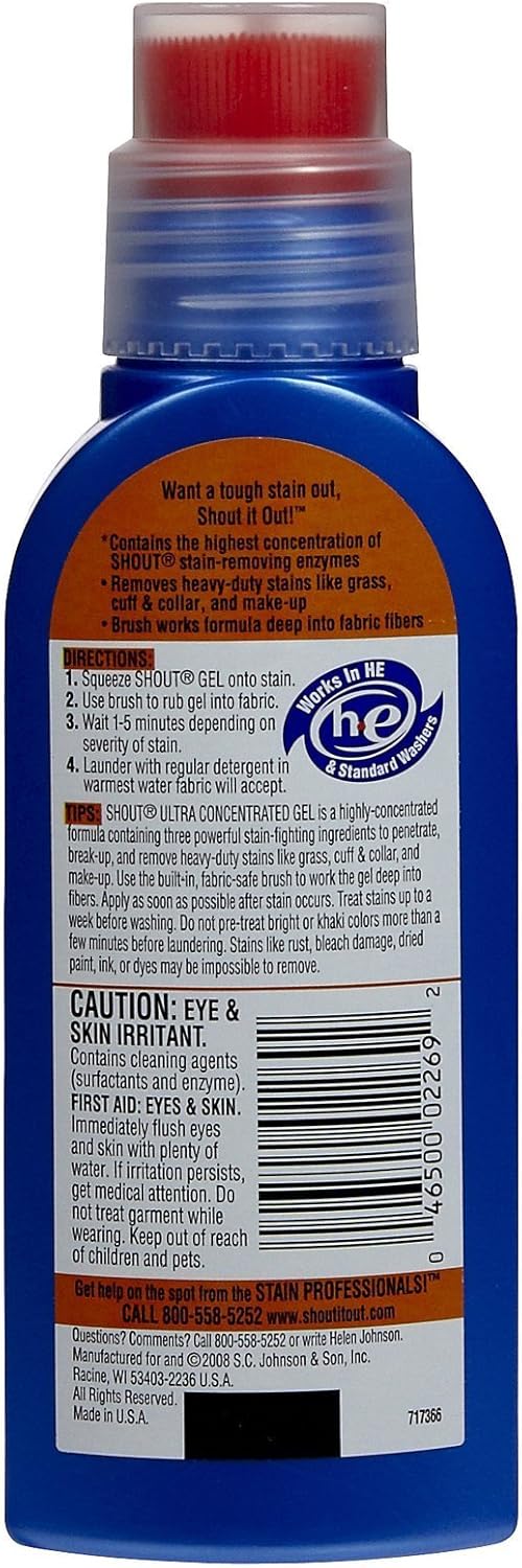 Shout Ultra-Concentrated Gel Brush Stain Lifter - 8.7 oz - 2 pk: Health & Personal Care