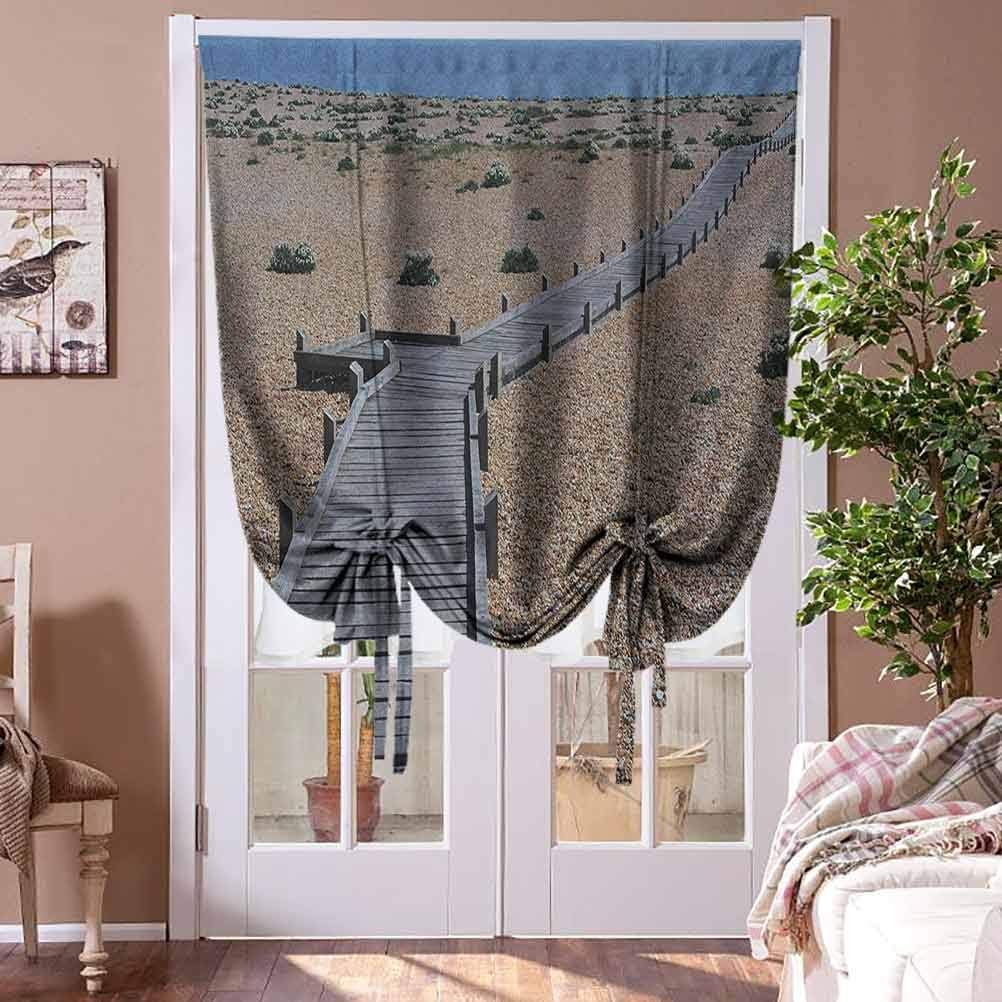 Roman Shades Beach Shades Window Treatment Boardwalk Shingle to Horizon Stone Rock