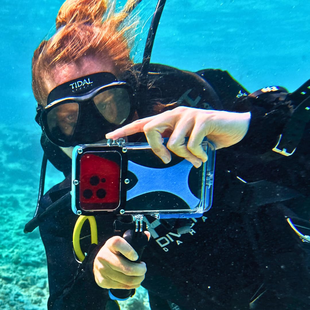 Red Filter 3 Pack for Underwater Photography - Compatible Only with The ProShot Dive Waterproof Case. Red Filter, Magenta Filter, and Pink Filter Included. Enhance Your Underwater Photos & Videos.