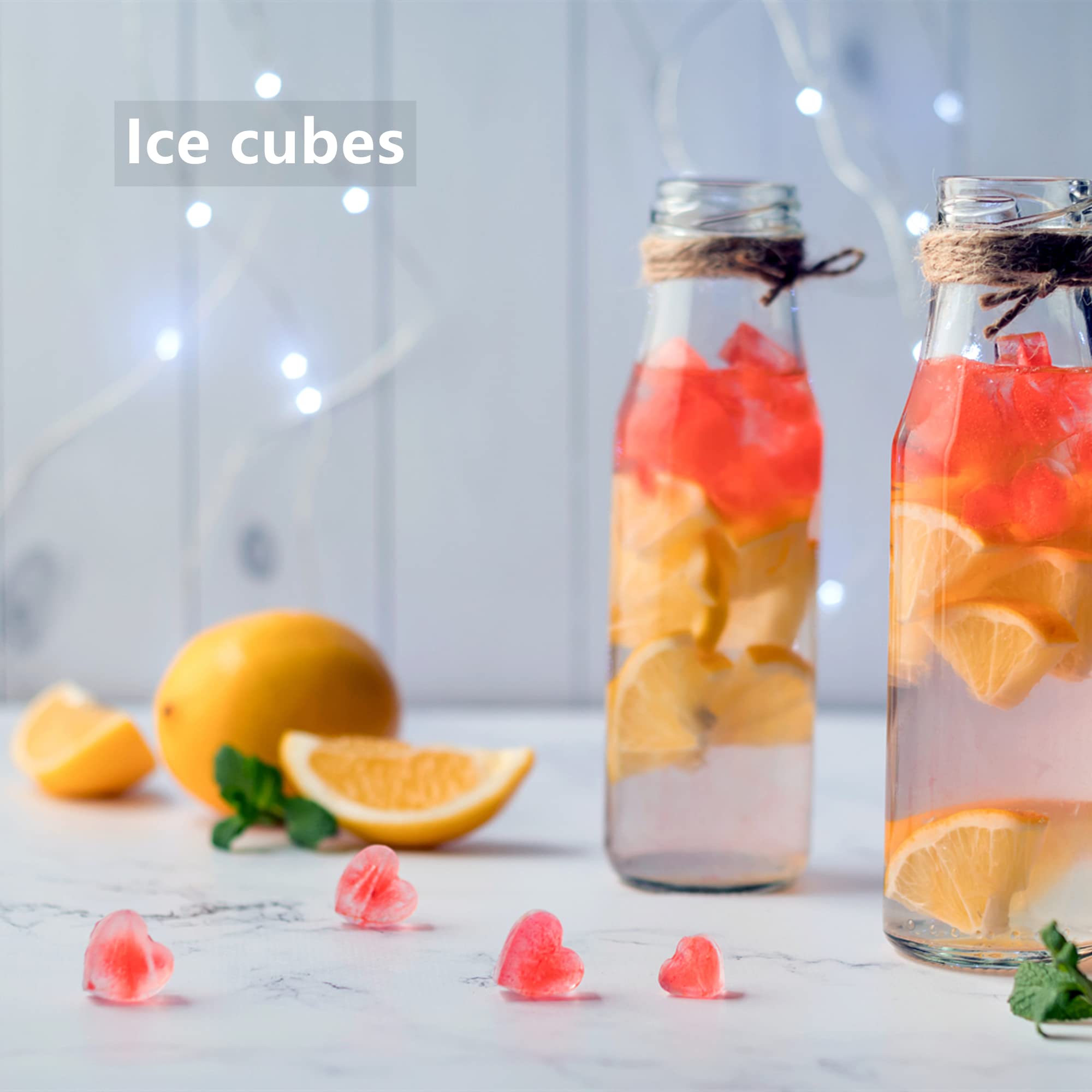 Mini Heart Silicone Molds for Chocolate, Hard Candy, Cream Cheese Mint Molds with Scraper (small heart)