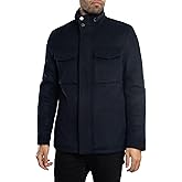 Ted Baker Men's Knowl Funnel Neck Field Jacket, Navy