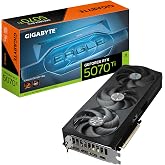 GIGABYTE GeForce RTX 5070 Ti Eagle OC SFF 16G Graphics Card, 16GB 256-bit GDDR7, PCIe 5.0, WINDFORCE Cooling System, GV-N507T