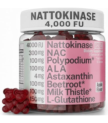 natto glutathione SIRIUS INTERNATIONAL Nattokinase 4000 fu | Nattokinase Supplement from Japanese 50X Strength | Sugar Free with Monk Fruit & Vegan NSAID injection