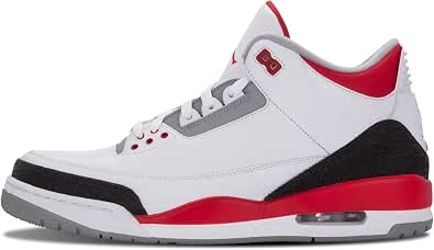 Amazon.com: Nike Air Jordan 3 Retro piel Zapatillas De Baloncesto, Blanco,  11.5 D(M) US : Ropa, Zapatos y Joyería