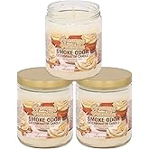 Smoke Odor Exterminator 13 oz Jar Candles Creamy Vanilla, (3) | (3)