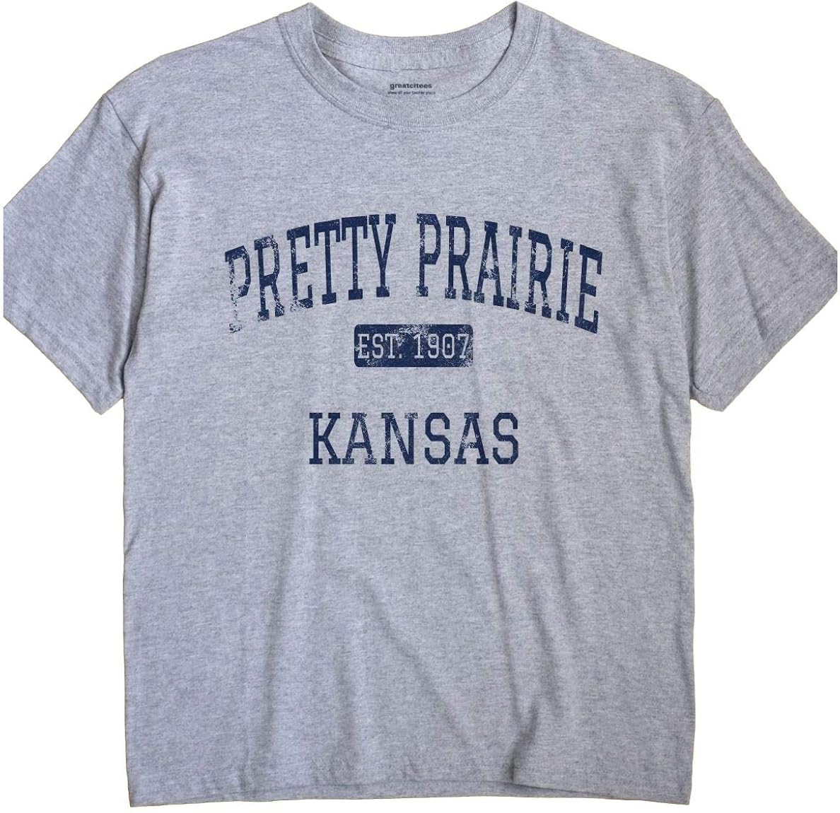 GreatCitees Pretty Prairie Kansas TShirt EST Clothing