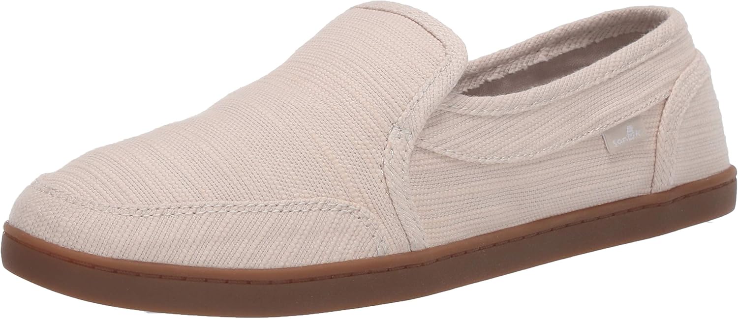 sanuk women's pair o dice leather loafer flat